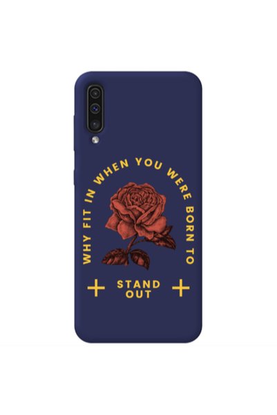 Other Samsung A70 Stand out Dark blue Colored Silicone TPU Θήκη