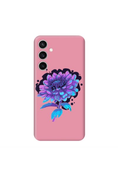 Other Samsung S24 FE Witch flower Pink Colored Silicone TPU Θήκη