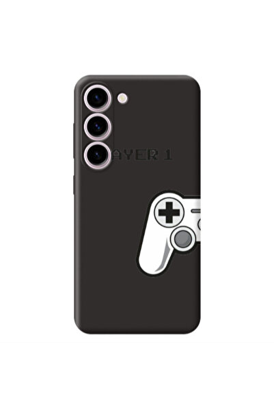 Other Samsung S23 Plus Player 1 Black Colored Silicone TPU Θήκη