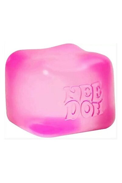 Squishy Jucărie antistres de strâns, jucărie în formă de cub roz, 5,6*5,6*5,6...