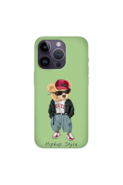 Other Apple iPhone 14 Pro Max Hip hop style Light Green Colored Silicone TPU ...