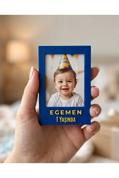 KVCCARSI 10 adet Kişiye Özel Doğum Günü Magneti Çerçevesi Fotoğraf Baskısı Dahil