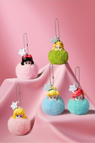 Disney Prenses Lisanslı Mini Fasulye Peluş Top Blind Box – Koleksiyonluk 9,5 Cm