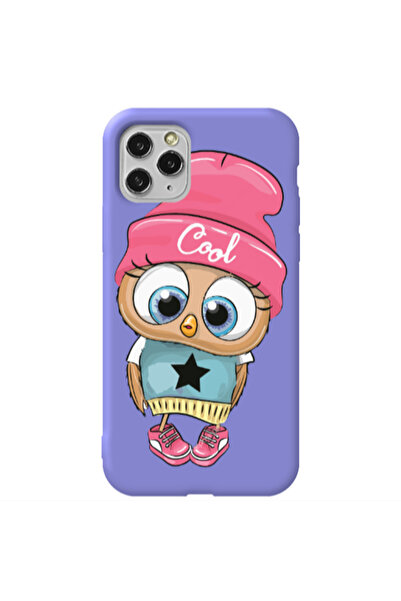 Other Apple iPhone 11 Pro Cool Star Purple Colored Silicone TPU Θήκη
