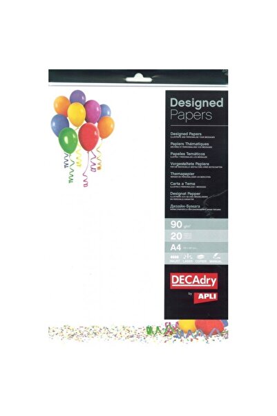 MC Micostore Hartie cu model A4 DECAdry 12455, 90g/mp, model balon, set 20 coli