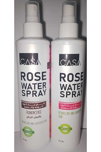 CASA Rose Water Spray with Frankincense 250 ml – Refreshing Facial & Body Mist