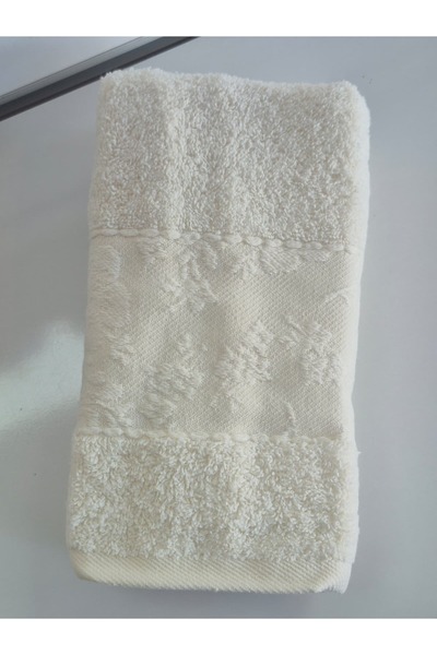 Şıkel PURRY COTTON %100 PAMUK EL YÜZ HAVLUSU BEYAZ 50*90 BELİNDA MODEL