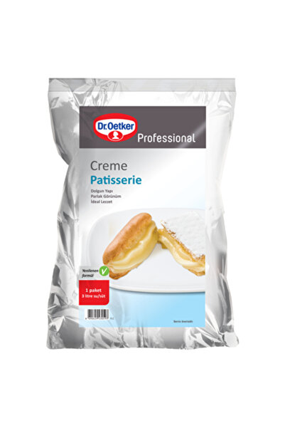 Dr. Oetker Krem Patıserı 1 Kg - Pratik Tatlı ve Pasta Süsleme Kreması 6'li Av...