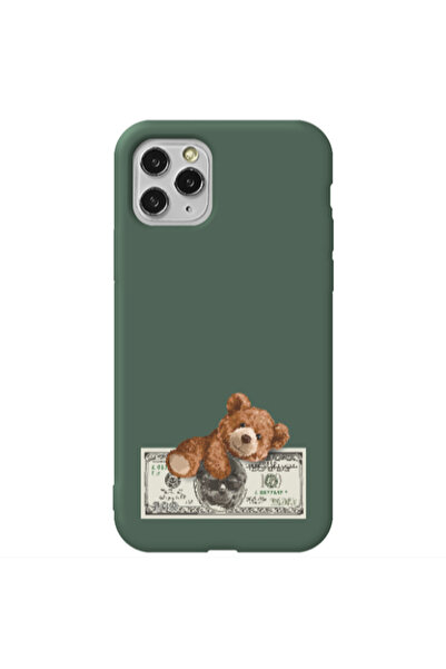 Other Apple iPhone 11 Pro Max Money Style Dark Green Colored Silicone TPU Θήκη