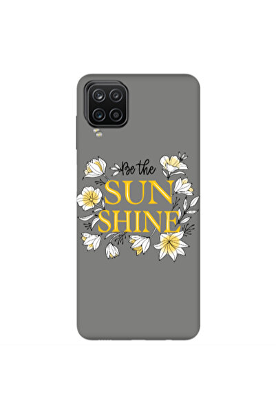 Other Samsung A12 Sun Shine Grey Colored Silicone TPU Θήκη