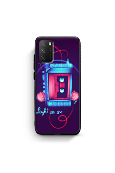Other Xiaomi Poco M3 Light on me Black Glossy Θήκη