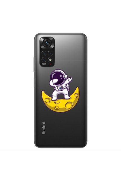 Other Xiaomi Redmi Note 11S NFC Astronaut on the moon Transparent Silicone TP...
