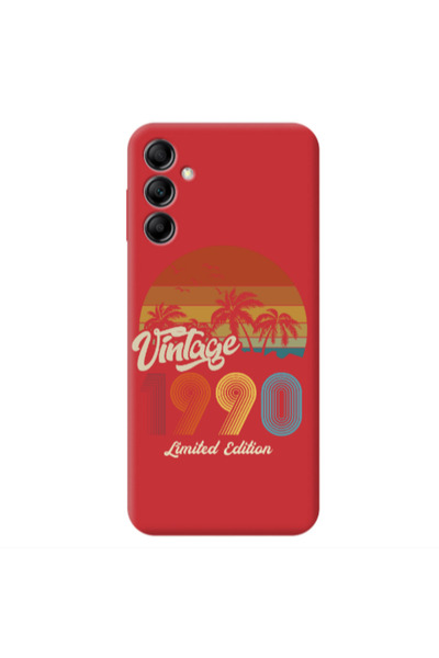Other Samsung A14 5G Vintage Red Colored Silicone TPU Θήκη