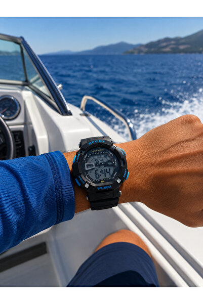 S.POLO Silicone Cord Men's Sports Wristwatch