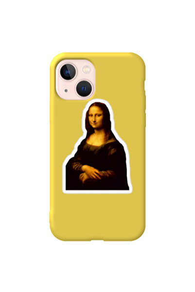 Other Apple iPhone 13 Davinci Yellow Colored Silicone TPU Θήκη