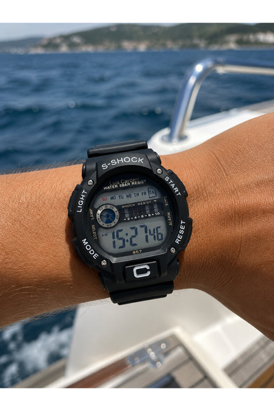 S.POLO Silicone Cord Men's Sports Wristwatch