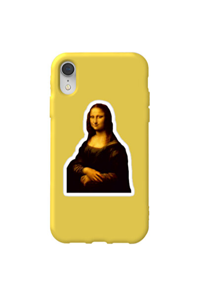 Other Apple iPhone Xr Davinci Yellow Colored Silicone TPU Θήκη