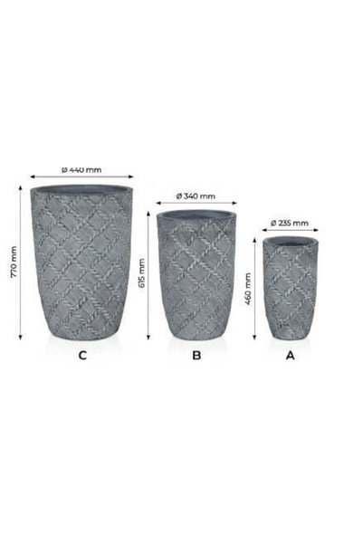 La Cucu IRIS - SET 3 GHIVECE