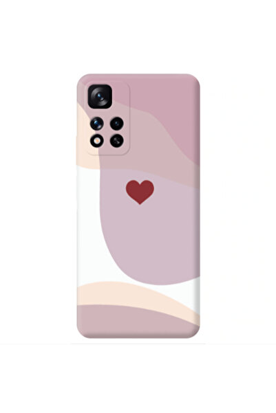 Other Xiaomi Redmi Note 11 Pro 5G Wavy Heart Transparent Silicone TPU Θήκη