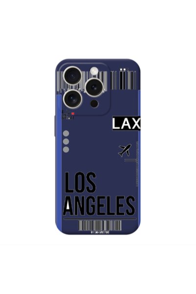 Other Apple iPhone 15 Pro Max Los angeles Dark blue Colored Silicone TPU Θήκη