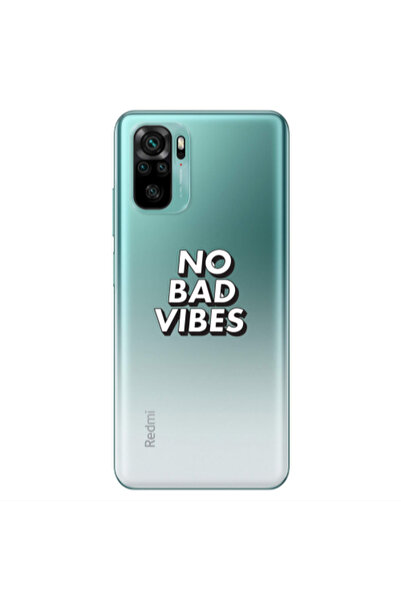 Other Xiaomi Redmi Note 10S No bad vibes Transparent Silicone TPU Θήκη