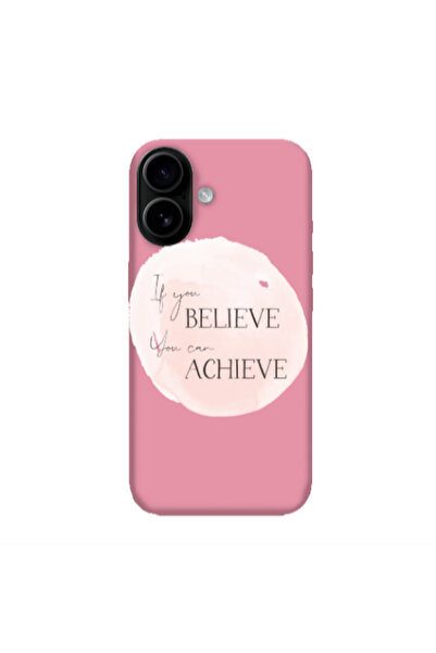 Other Apple Iphone 16 plus If You Believe Pink Colored Silicone TPU Θήκη