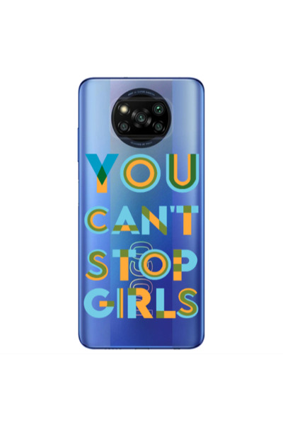 Other Xiaomi Poco X3 /X3 Pro You Cant Stop Girls Transparent Silicone TPU Θήκη