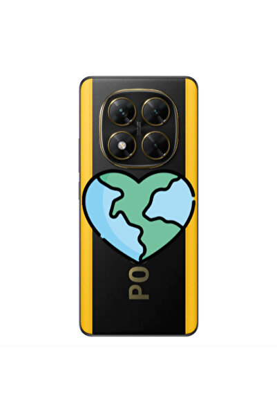 Other Xiaomi Poco X7 World in my heart Transparent Silicone TPU Θήκη