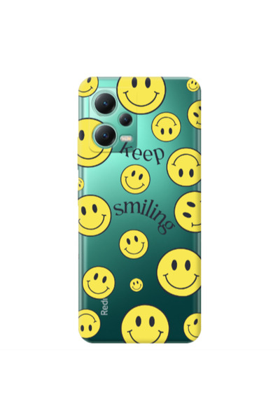 Other Xiaomi Redmi Note 12 Pro 5G Keep Smiling Transparent Silicone TPU Θήκη
