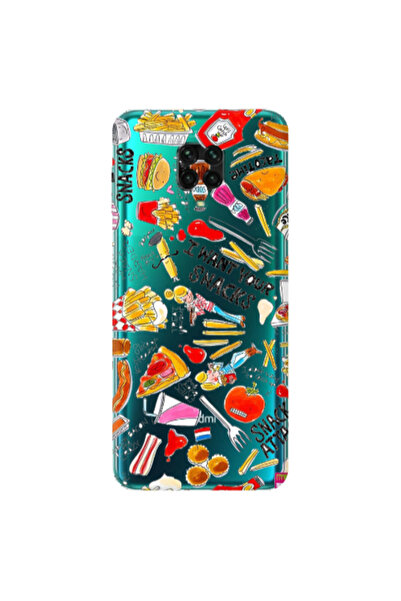 Other Xiaomi Redmi Note 9S Snack attack Transparent Silicone TPU Θήκη