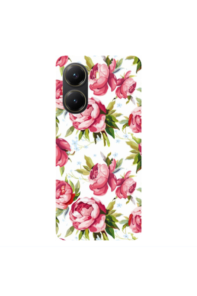 Other Xiaomi Poco X7 Pro Pink Roses Transparent Silicone TPU Θήκη