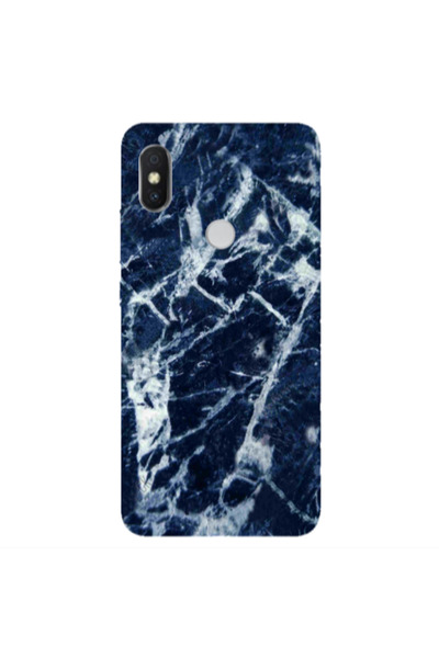 Other Xiaomi Redmi S2 Marble Cracked Purple Transparent Silicone TPU Θήκη