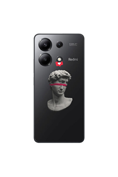 Other Xiaomi Redmi Note 13 4G Half statue Transparent Silicone TPU Θήκη