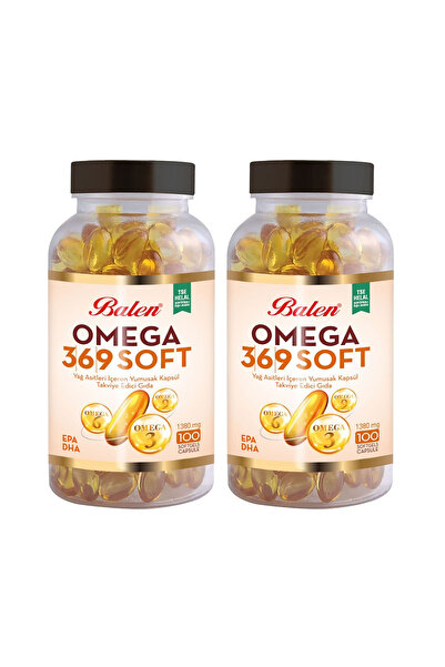 Balen Omega 3-6-9 Soft 1380 Mg 100 Capsules X 2 Pieces