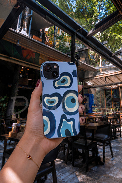 DoaCase iPhone 14 Uyumlu Bebek Mavisi Renkli Lansman Telefon Kılıfı