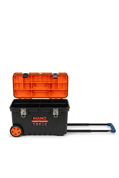 MANO 28" Tool Box with Wheels Heavy Duty Plastic 28-TKM