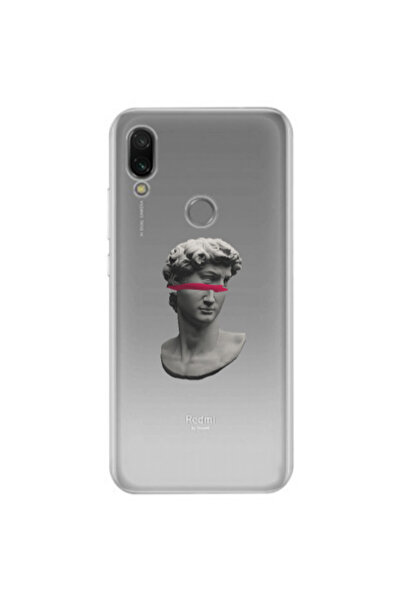 Other Xiaomi Redmi Note 7 Half statue Transparent Silicone TPU Θήκη