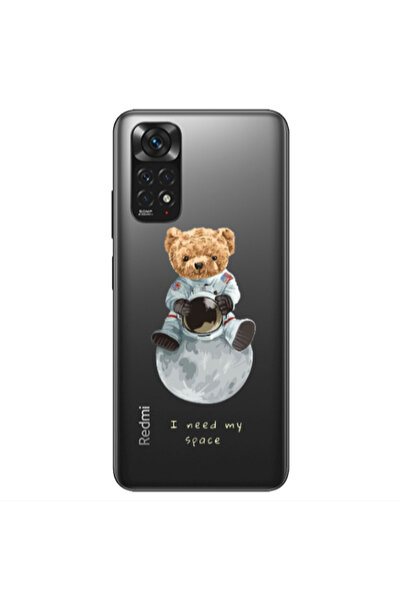 Other Xiaomi Redmi Note 11S NFC Bear in space Transparent Silicone TPU Θήκη