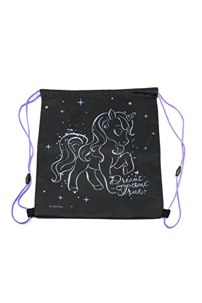 MC Micostore Starpak Unicorn Holo 527157 παιδικό σακίδιο πλάτης με κορδόνι πε...