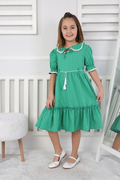 My Kids Wear Devojčina haljina od seersucker tkanine