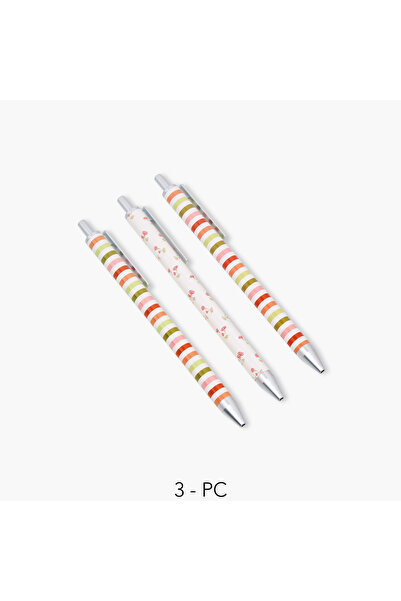 Lifestyle Ball Pen with Print - Set of 3