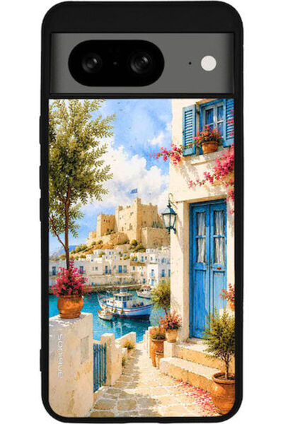 Other Θήκη Sonique Σειρά Μούσα Ελληνικών Νησιών Google Pixel 8 5G Λιμάνι Ρωδιάς