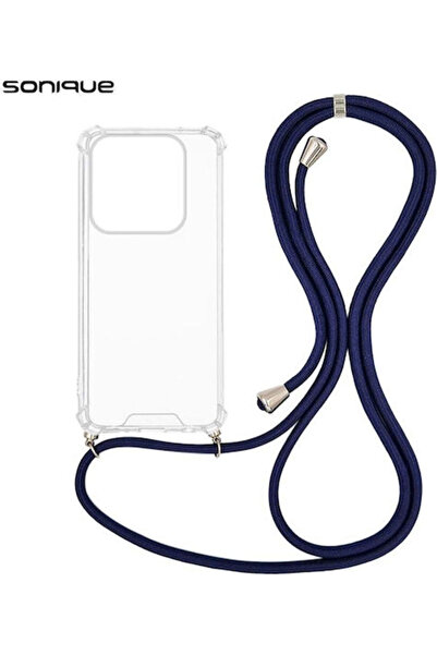 Other Sonique Armor Διαφανής Θήκη Σιλικόνης με Κορδόνι για Xiaomi Redmi Note ...