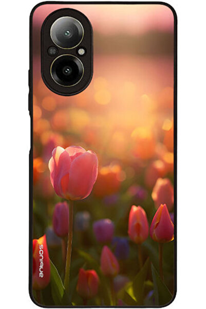Other Σειρά Sonique Ηλιοβασίλεμα στην Εδέμ Realme C67 4G Βελούδινη Θήκη Τουλίπα