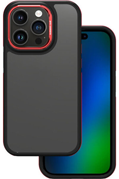 OEM Κρυστάλλινη Μαύρη Θήκη για iPhone 14 Pro Max 6.7 " Κόκκινος Κωδικός: GSM1...