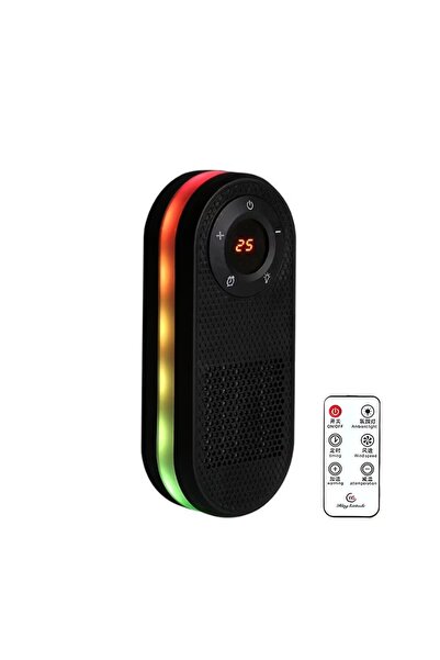 NEXTLY Aerotermă electrică de perete cu telecomandă - 2 viteze, temporizator,...