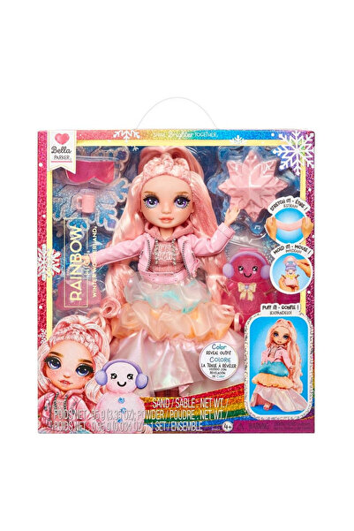 MGA Papusa Rainbow High Bella costum de iarna multicolor 0x29x31cm