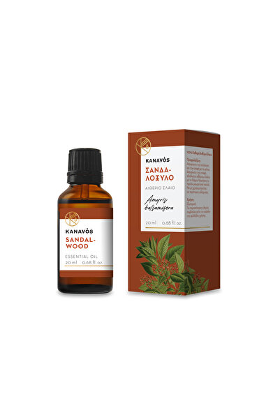 Kanavos | Sandalwood Essential Oil Αιθέριο Έλαιο Σανδαλόξυλο | 20ml