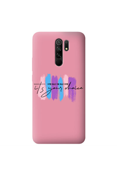 Other Xiaomi Redmi 9 One Day Or Day One Pink Colored Silicone TPU Θήκη