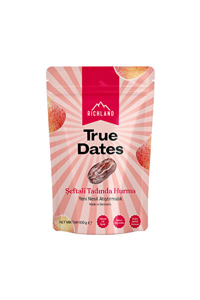 Richland True Dates Şeftali Tadında Hurma 100 G